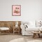 Stupell Industries Floral Pink Cowgirl Boots Framed Floater Canvas Wall Art